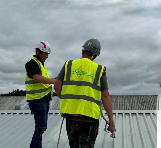Industrial roof coatings