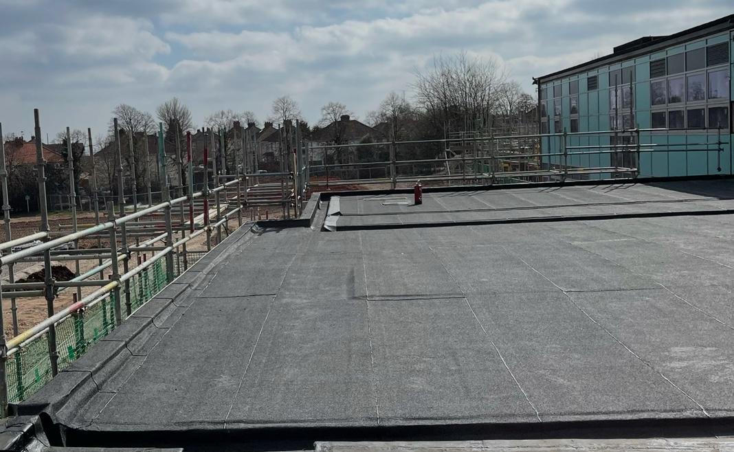 Flat roofing project 9
